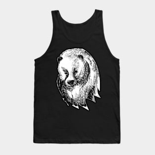 European badger portrait - nature inspired art and designs Tank Top